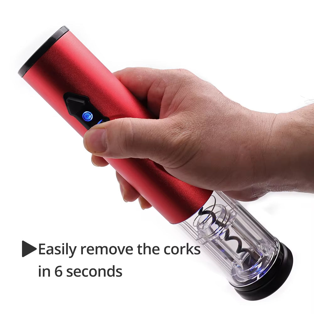 WineMaster®  Abridor de Vino Eléctrico Automático 2x1