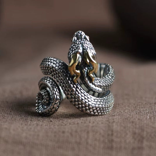 Anillo serpiente vintage
