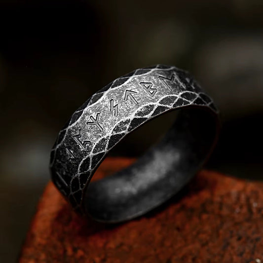 Anillo vikingo runa vintage