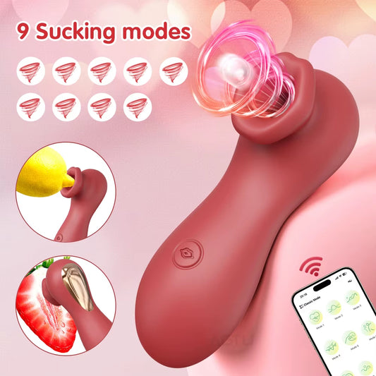 Succionador de clítoris, aplicación vibrador