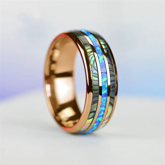 Anillos de boda de tungsteno de Color oro