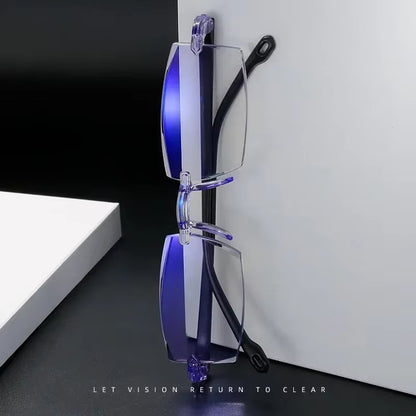 LENTES TRANSPARENTE BIFOCAL TR90 2x1