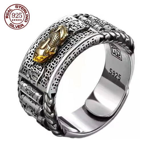 ANILLO FENG SHUI DE PLATA S925