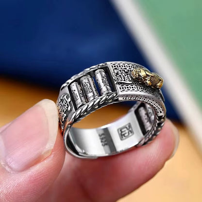 ANILLO FENG SHUI DE PLATA S925