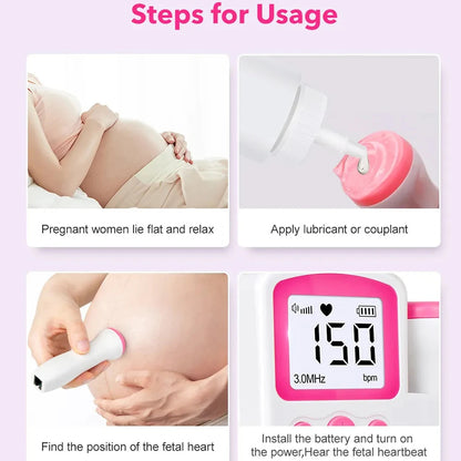 Doppler Fetal Portátil - Emisor de Latidos