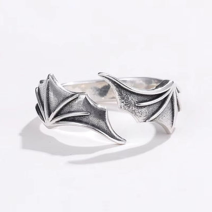 Anillo Alas de Angel y Murcielago ajustable