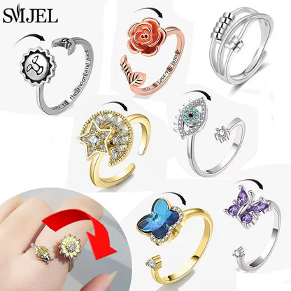 ANILLO DE ANSIEDAD GIRATORIOS VINTAGE