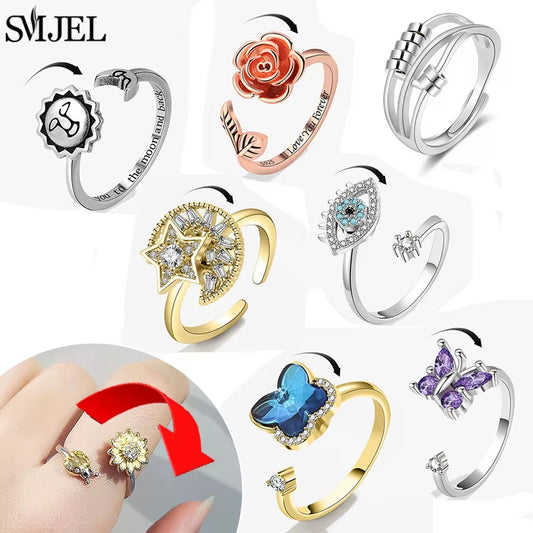 ANILLO DE ANSIEDAD GIRATORIOS VINTAGE