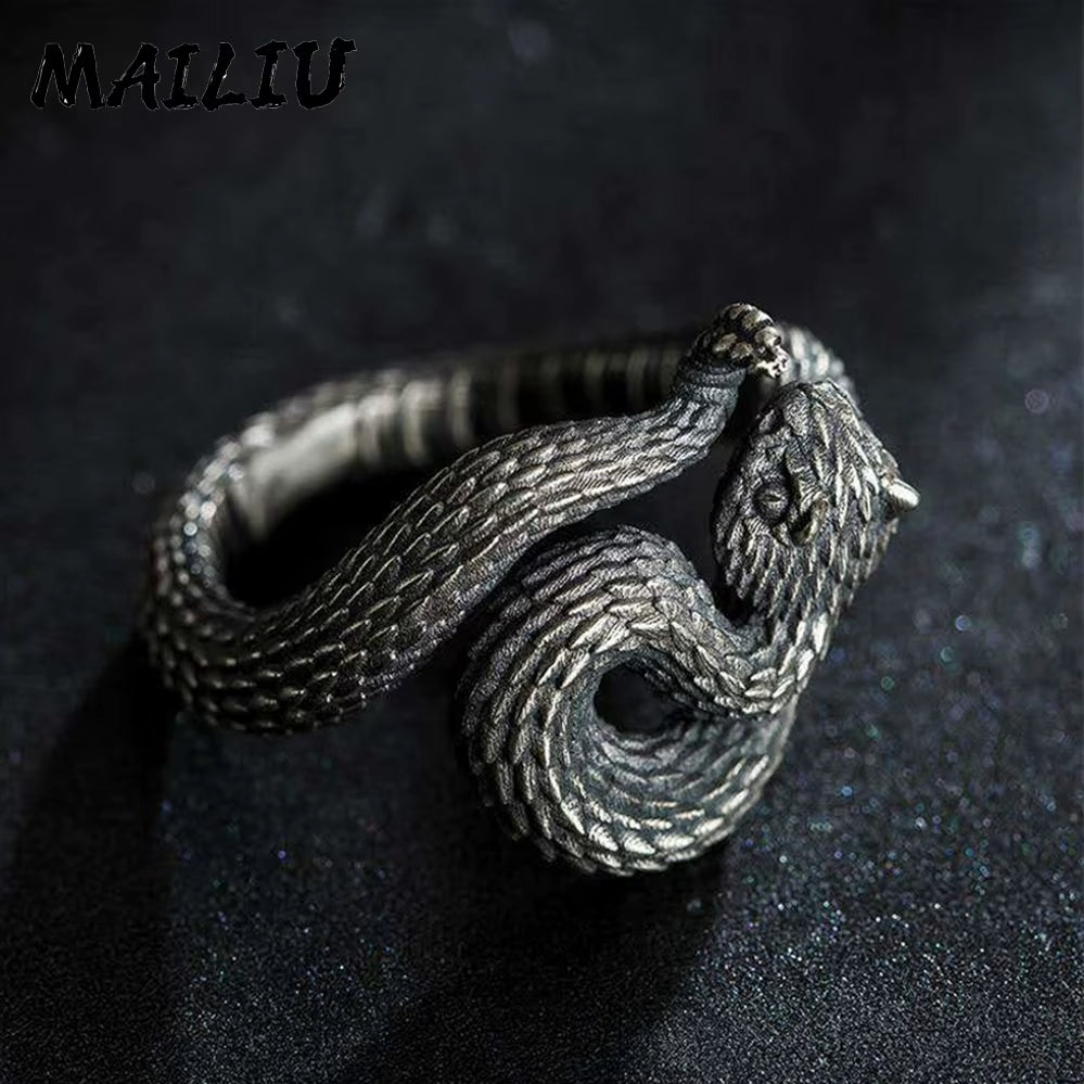 ANILLO SERPIENTE CASCABEL AJUSTABLE