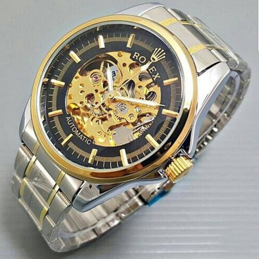 🕰️ ROLEX AUTOMÁTICO SKELTON EDICION PLATEADA