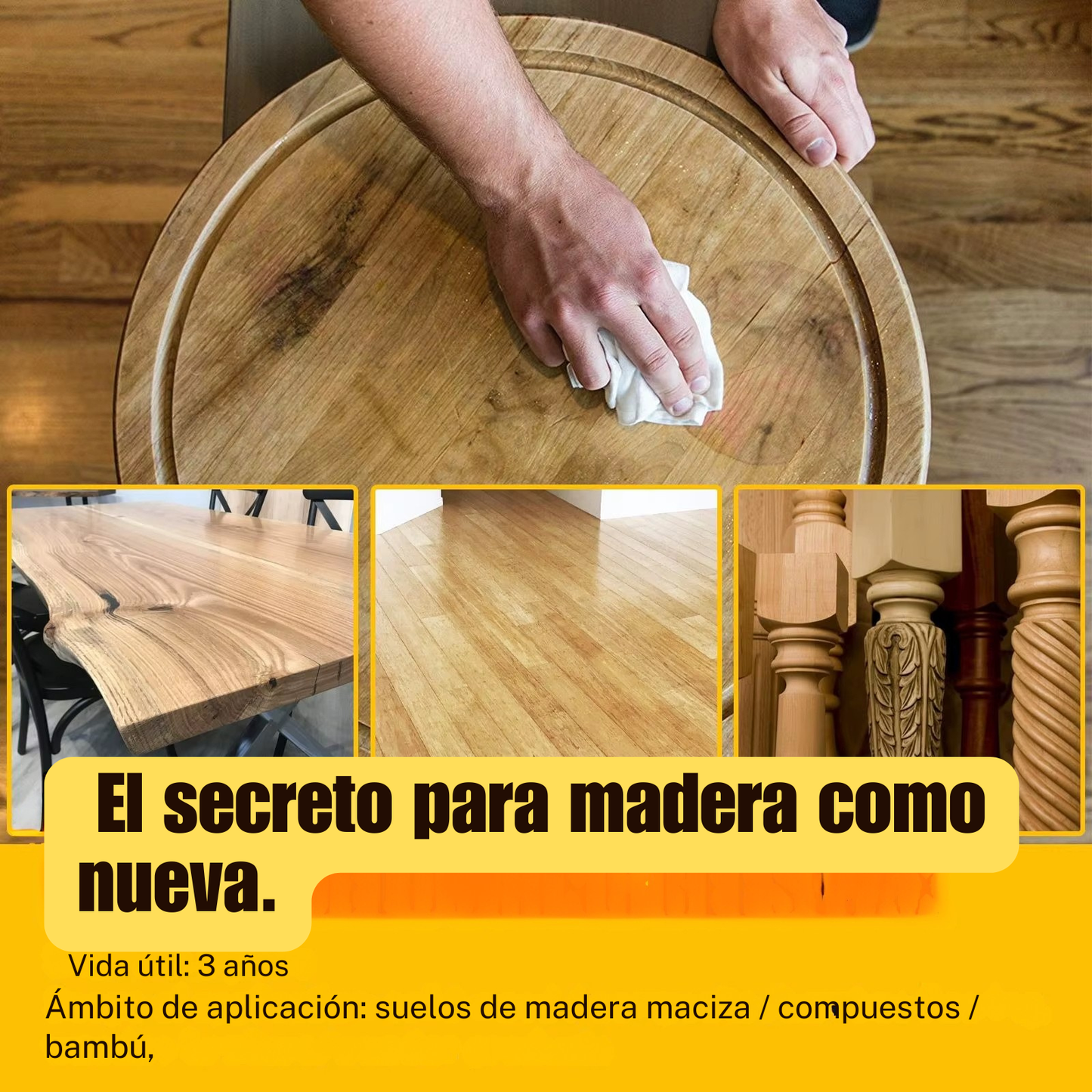 Cera de abeja restaurador muebles de madera - Beewax™ 80gr