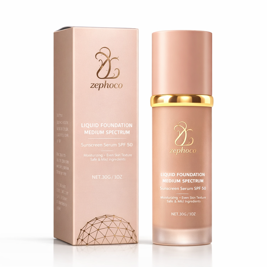 Base de Maquillaje Antiedad con SPF 50 – Se Adapta a tu Tono de Piel
