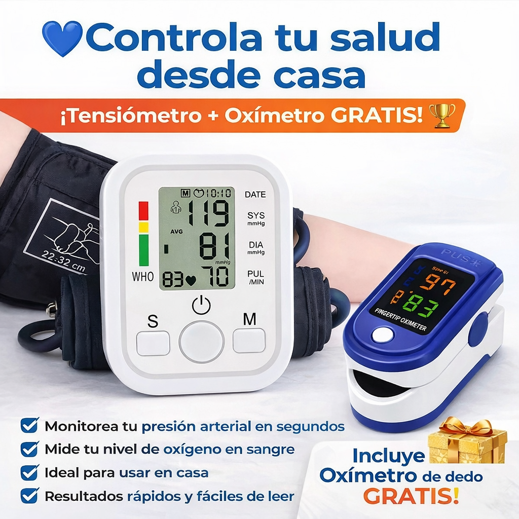 Tensiómetro inteligente Youcare® + Oximetro