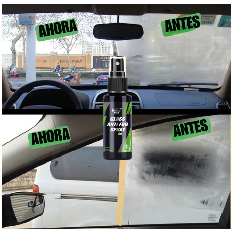 Spray antilluvia para vidrio de coche - Glass Antifog™