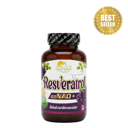 NAD+ Resveratrol 100capsulas - NaturalPrime™