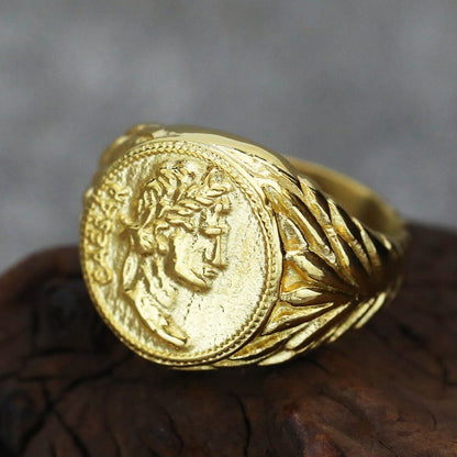 🏛️👑 Anillo Vintage César Romano